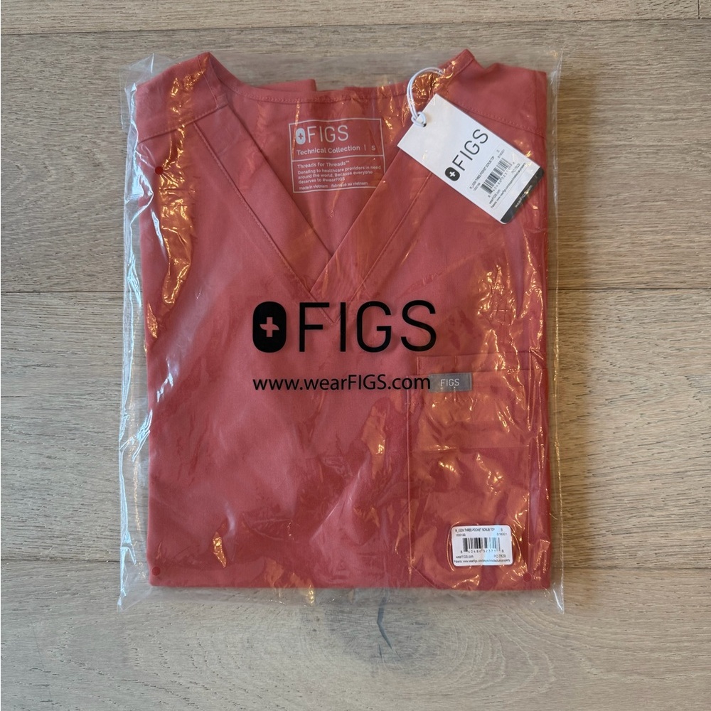 Figs Leon Scrub Top - Spiced Cider
